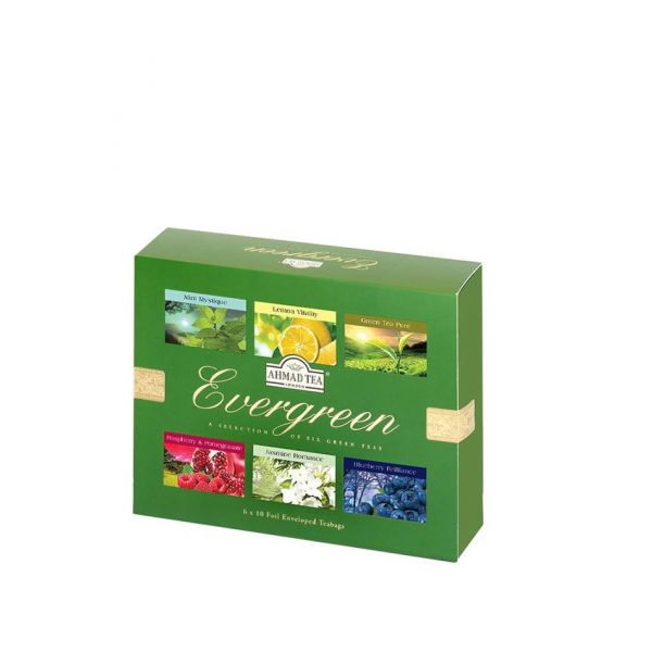 Herbata Ahmad Evergreen Selection 6x10 kopert